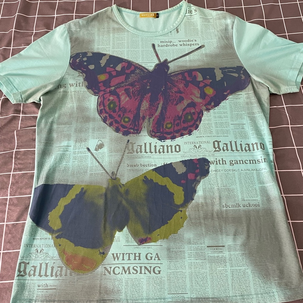 RARE John Galliano Butterfly Shirt